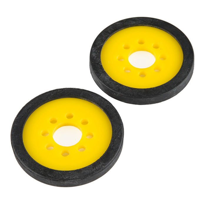 Precision Disc Wheel - 2" (Yellow, 2 Pack)