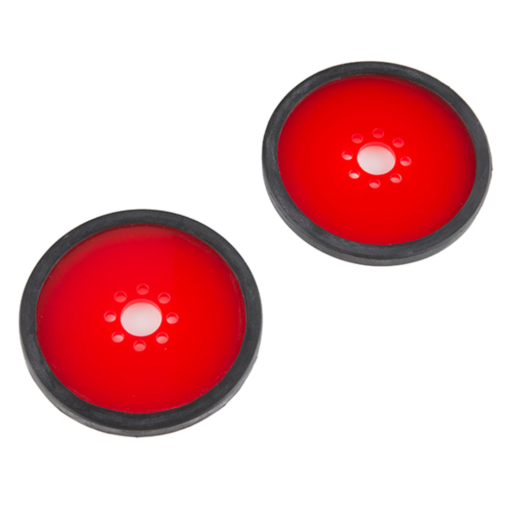 Precision Disc Wheel - 3" (Red, 2 Pack)