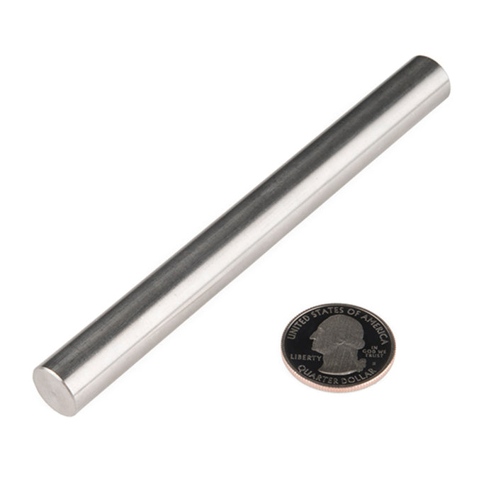 Shaft - Solid (Stainless; 1/2"D x 5"L)