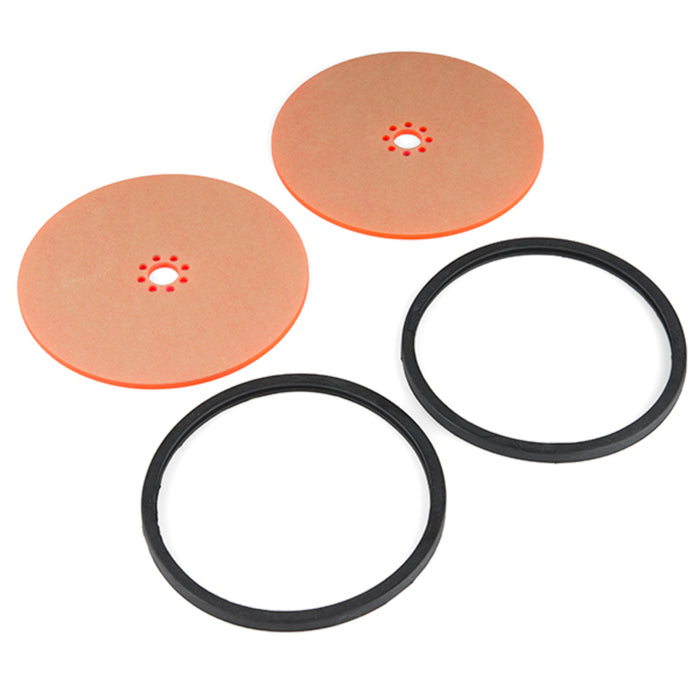 Precision Disc Wheel - 5" (Clear Pink, 2 Pack)