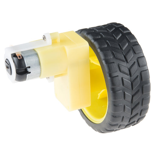 Wheel - 65mm (Rubber Tire, Pair)