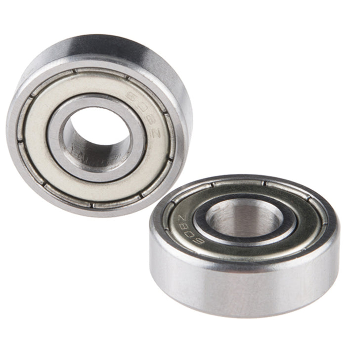 Ball Bearing - Non-Flanged (8mm Bore, 22mm OD, 2 Pack)