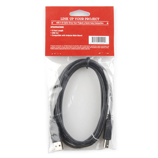 USB Cable - A-to-B 6 Foot Retail