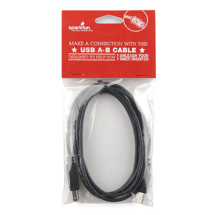 USB Cable - A-to-B 6 Foot Retail