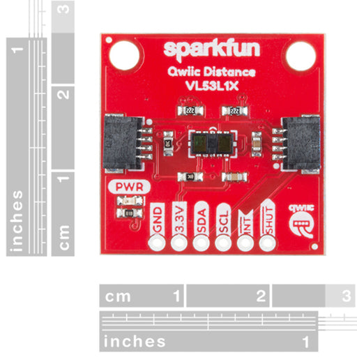 SparkFun Distance Sensor Breakout - 4 Meter, VL53L1X (Qwiic)