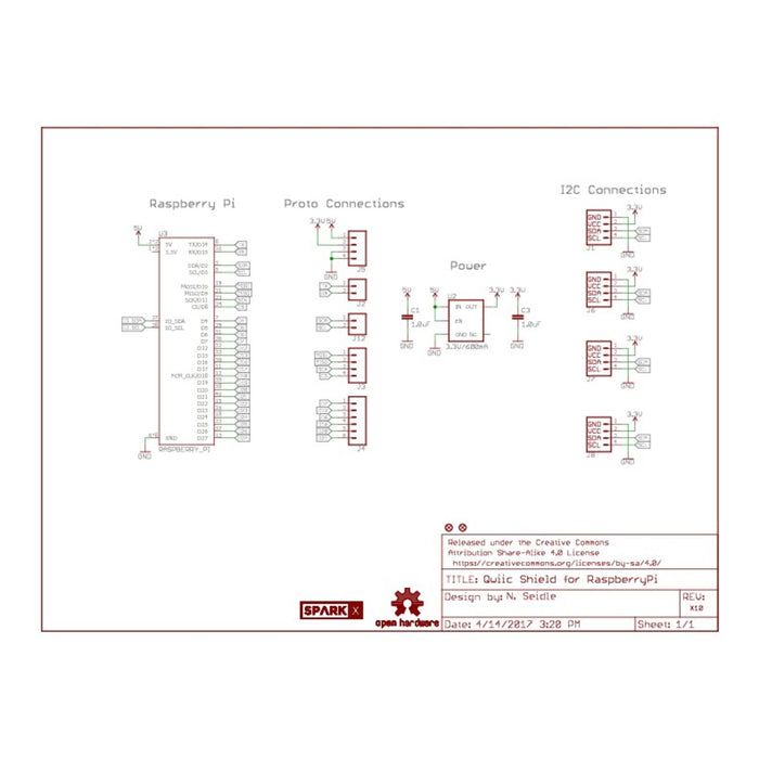 Qwiic Shield for Raspberry Pi