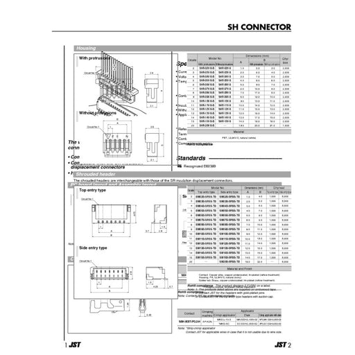 Qwiic Connector SMD - Black 10 Pcs