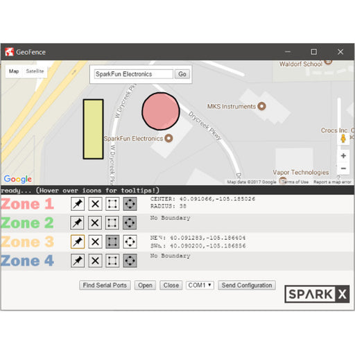 GeoFence - GPS Boundary Widget