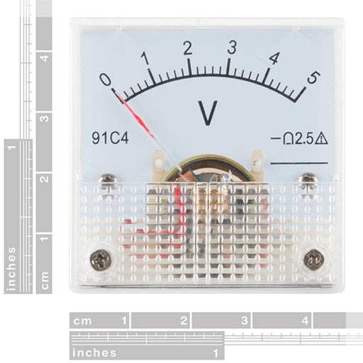 Analog Panel Meter - 0 to 5 VDC