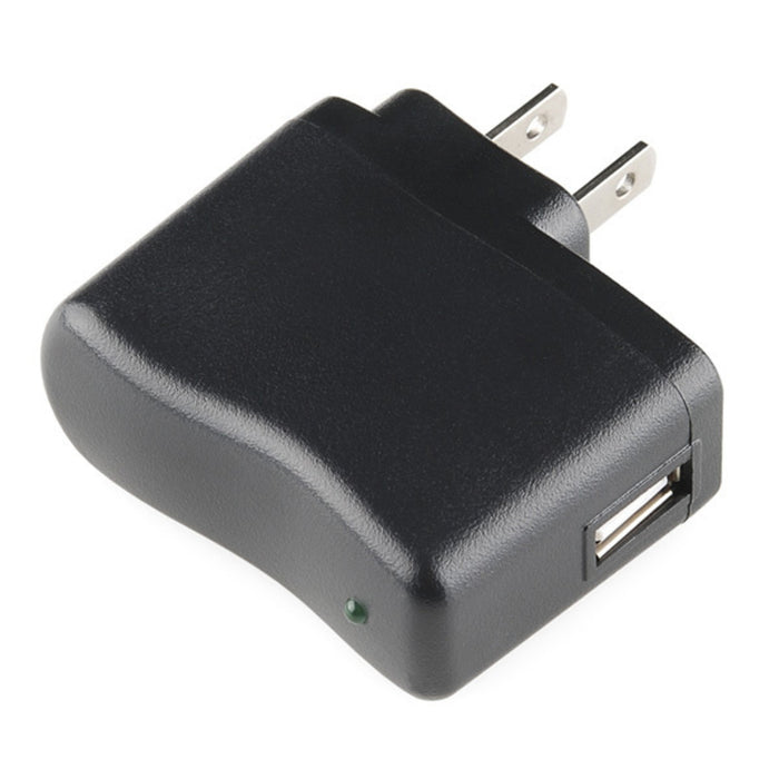 USB Wall Charger - 5V, 1A (Black)