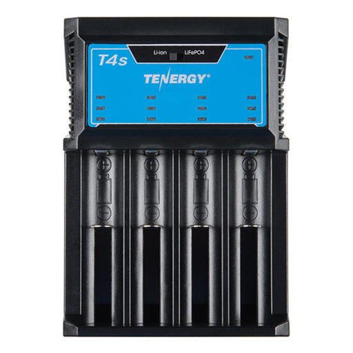 Tenergy T4s Intelligent Universal Charger - 4-Bay