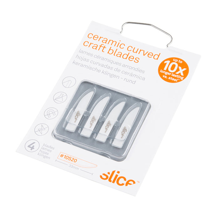 Slice Ceramic Curved Blades (set of 4)