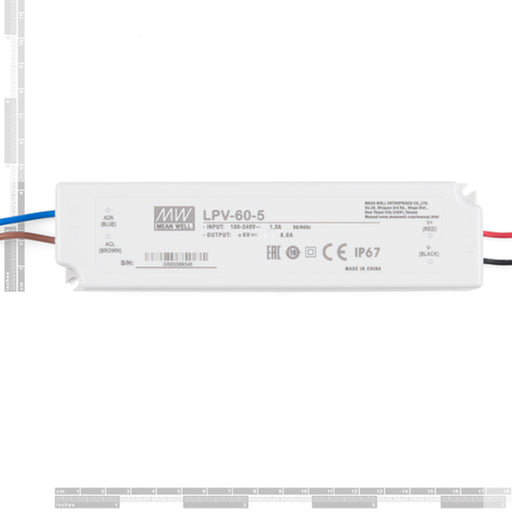 Mean Well LED Switching Power Supply - 5VDC, 8A