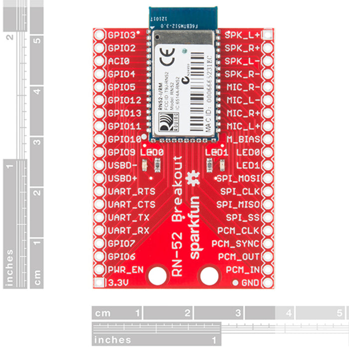 SparkFun Audio Bluetooth Breakout - RN-52