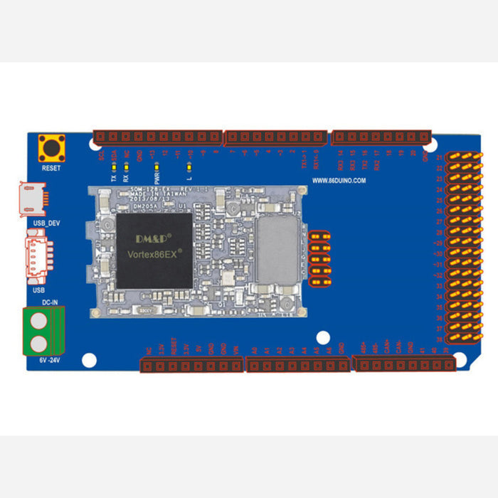 86Duino One - an embedded platform based on Vortex86EX SoC