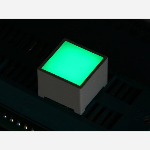 15*15mm LED Square - Green