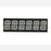 Six Alphanumeric 14 Segment LED - Red