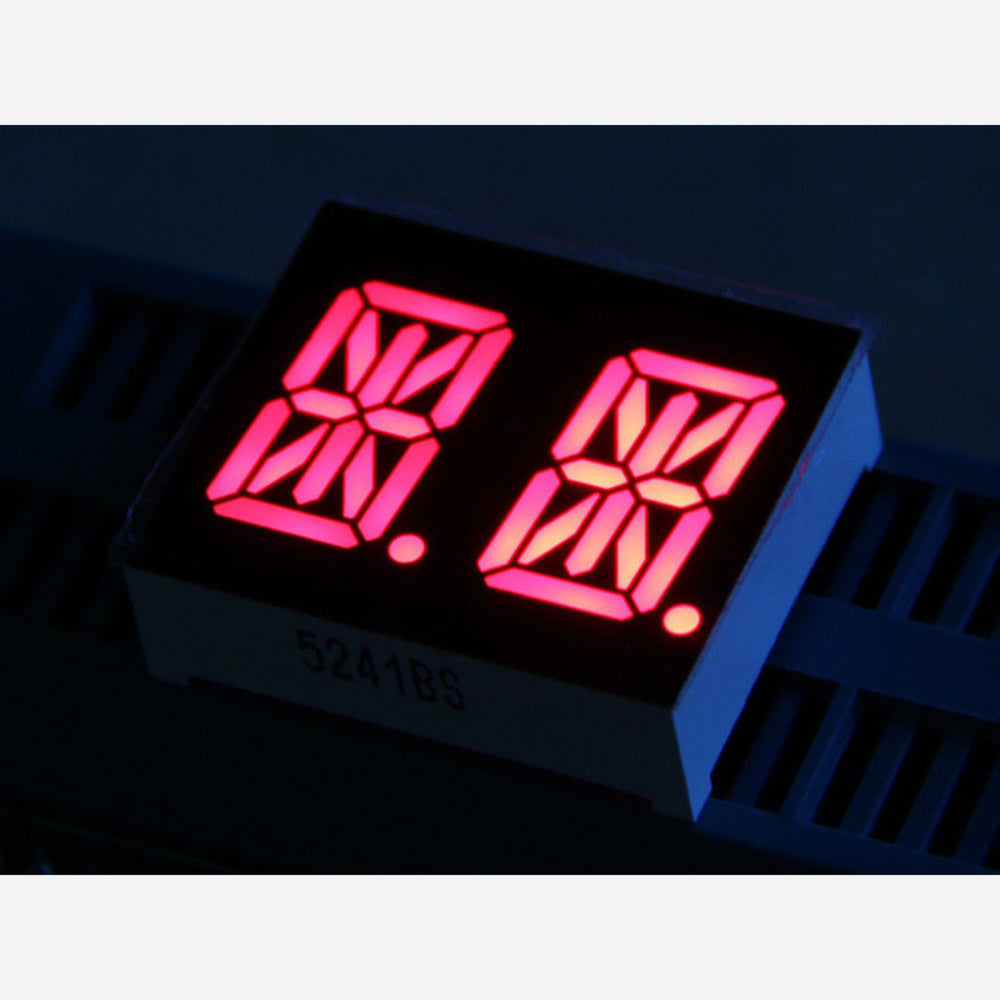 Dual Alphanumeric 14 Segment LED - Red 0.54 inch