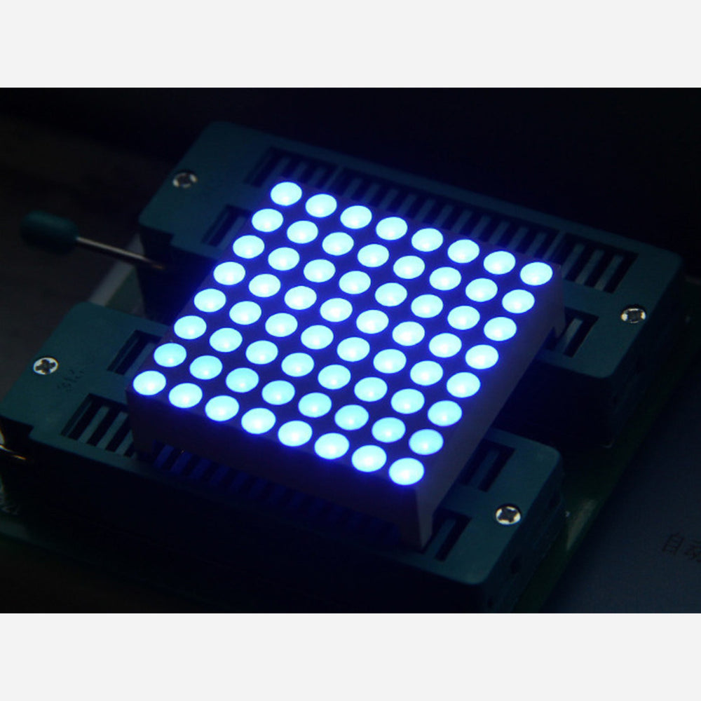 38mm 8x8 square matrix LED - Blue Common Anode