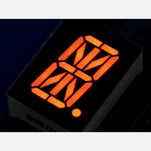 0.8 Inch 16 Segment LED Amber - Common Cathode