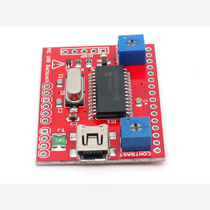 USB and serial enabled LCD backpack