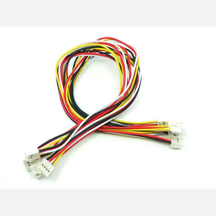 Grove - Universal 4 Pin Buckled 30cm Cable (5 PCs Pack)