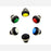 12mm Domed Push Button Pack