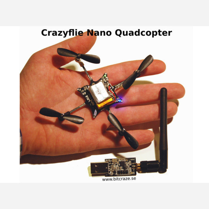 Crazyflie Nano Quadcopter Kit  6-DOF with Crazyradio (BC-CFK-01-B)