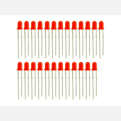 3mm LED Red - 25 PCs