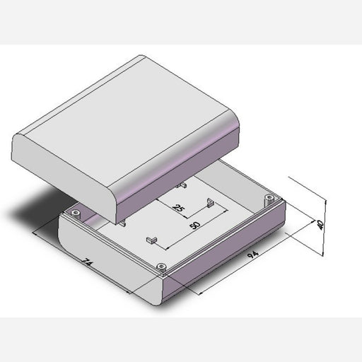 General Plastic Case 43*75*95mm