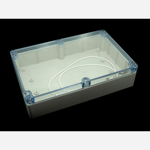 Clear Plastic Enclosure 55x145x222 mm