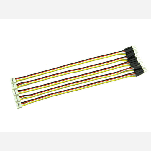 Grove - 4 pin Male Jumper to Grove 4 pin Conversion Cable (5 PCs per Pack)