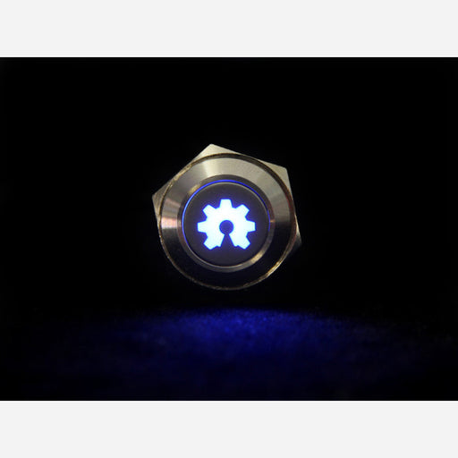 Turn On Open Hardware - Metal Push Button With OSH Logo