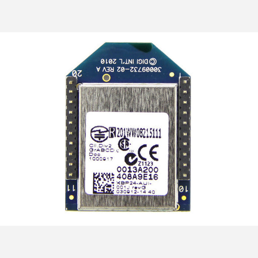 Xbee Pro IEEE 802.15.4 2.4Ghz 63mW 250Kbps RF Module w/ U.FL Antenna Connector - XBP24-AUI-001J