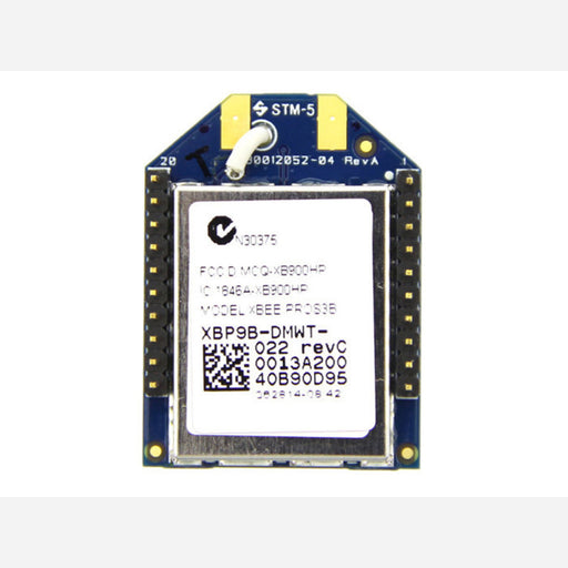 Xbee Pro RF Modules 928MHz 200Kbps 20-Pin w/ Cortex-M3 EFM32G230 @28MHz - XBP9B-DMWT-022