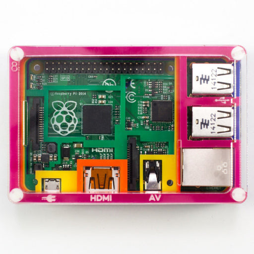 Pibow Rainbow Enclosure for Raspberry Pi Model B+