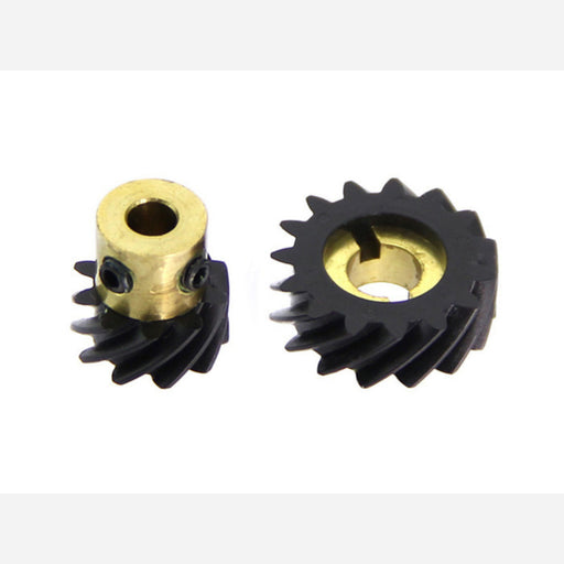 Helical gear set (for 90 degrees transmission)