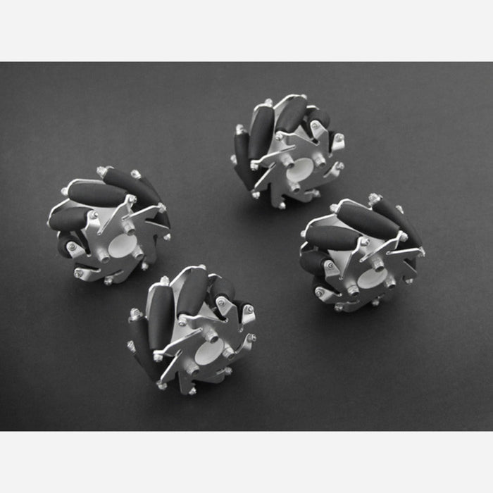 Mecanum Wheel Kit (2 Left,  2 Right)