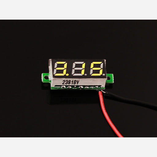 0.28 inch LED digital DC voltmeter – Yellow