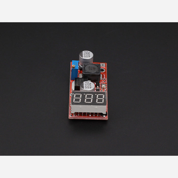 Adjustable DC/DC Power Converter with LED segment display(4.5V - 28V/1.5A)