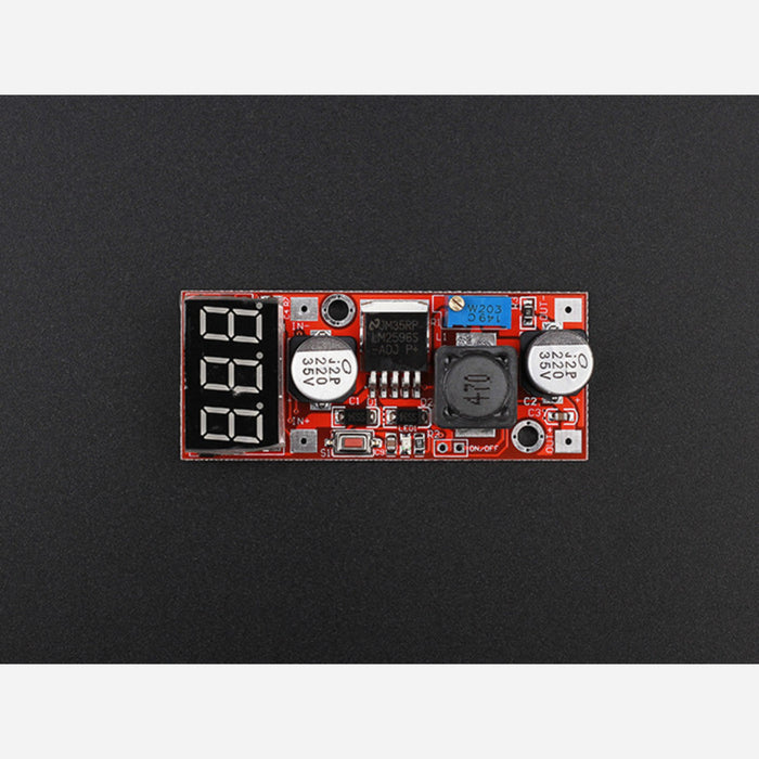 Adjustable DC/DC Power Converter with LED segment display(4.5V - 28V/1.5A)