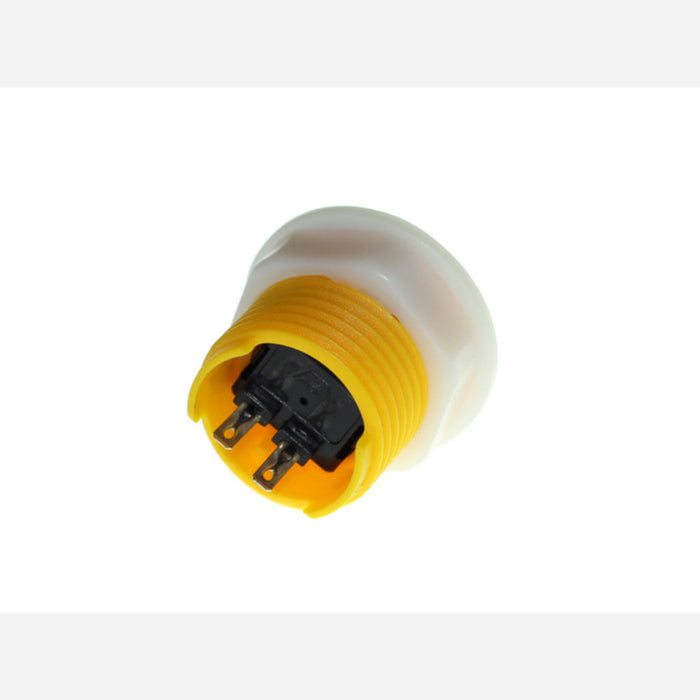 27.5mm Arcade Game Push Button - Yellow