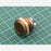 16mm Anti-vandal Metal Push Button - Chocolate Brow