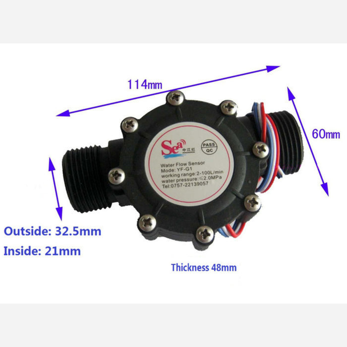 G1" Water Flow Sensor