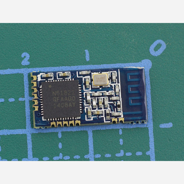 Low power consumption BLE4.0 module with 2.4GHz PCB antenna 18.5*9.1mm