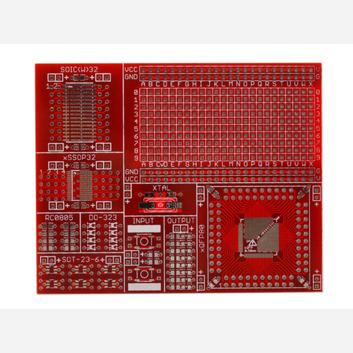 QFP surface mount protoboard - 0.50mm