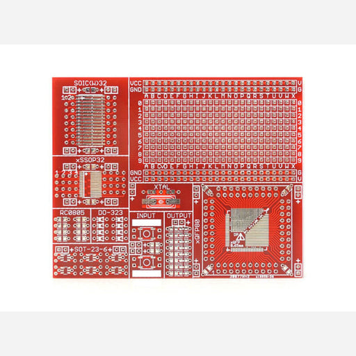 QFP surface mount protoboard - 0.65mm