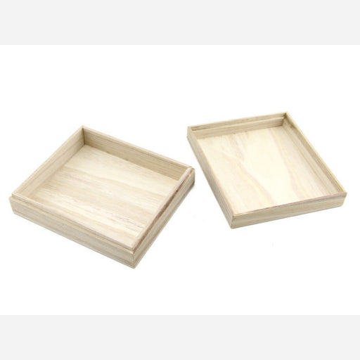 Concise Wood Case - 173x153x50 mm