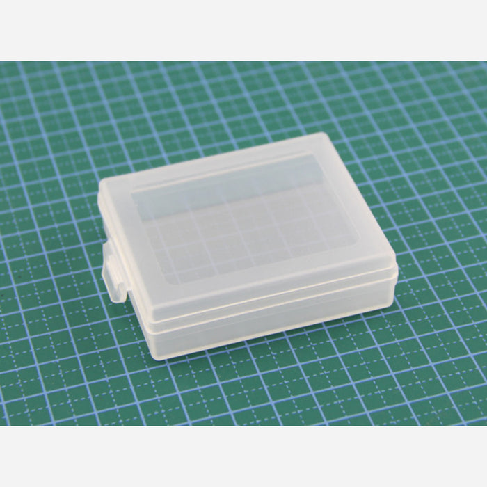 Plastic storage box - transparent small