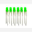 3mm LED Green - 100 PCs